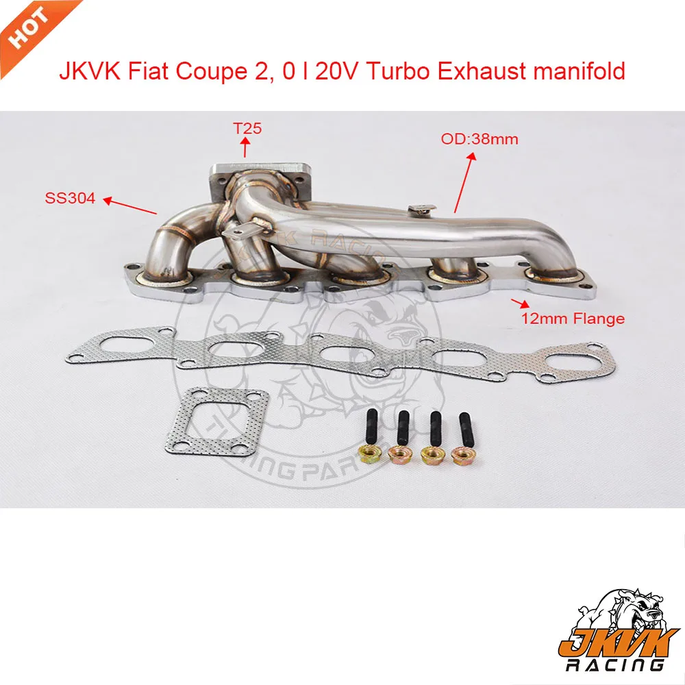 JKVK RACING Full SS304 Fi.a.t Kappa 2 0 L 20V турбо выхлопной коллектор 20VT | Автомобили и мотоциклы
