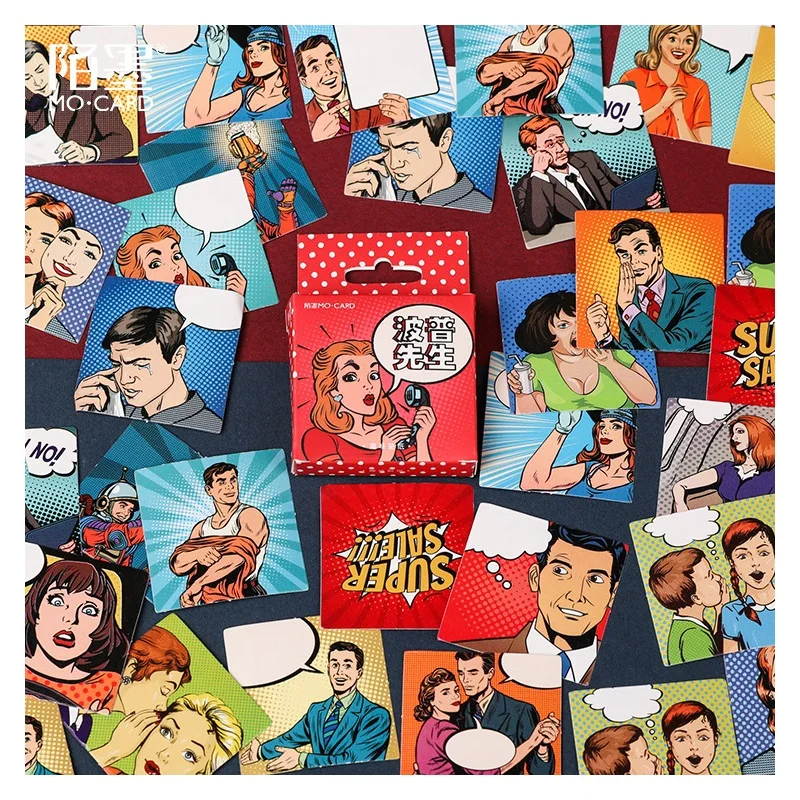 

46 Pcs/Set Mr. Popper Mini Paper Sticker Decorative Mobile Stickers DIY Scrapbooking Label Stickers