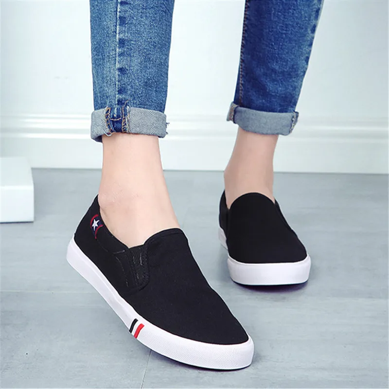 

Men Casual Vulcanize Shoes Fashion Mesh Weaving Male Flats Shoes White Sneakers Black Solid Outdoor Walking Zapatillas Hombre