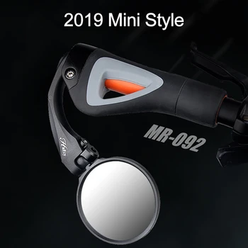 

Hafny Mini Handiness Firmness Adjustable Collapsible Stainless Steel Mirror For Bicycle Mountain Bike Bicycle Rear View Mirror