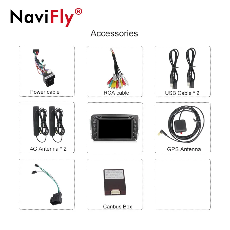 Clearance In stock 4G WIFI Car dvd player For Mercedes Benz W209 W203 W168 M ML W163 W463 Viano W639 Vito Vaneo Autoradio GPS Navi BT RDS 5