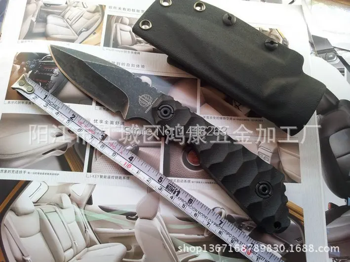 

Hot Selling CR13 60HRC9 Straight Knife Wild Jungle Tactical Camping Hunting Knives Survival Outdoor Handmade Tools