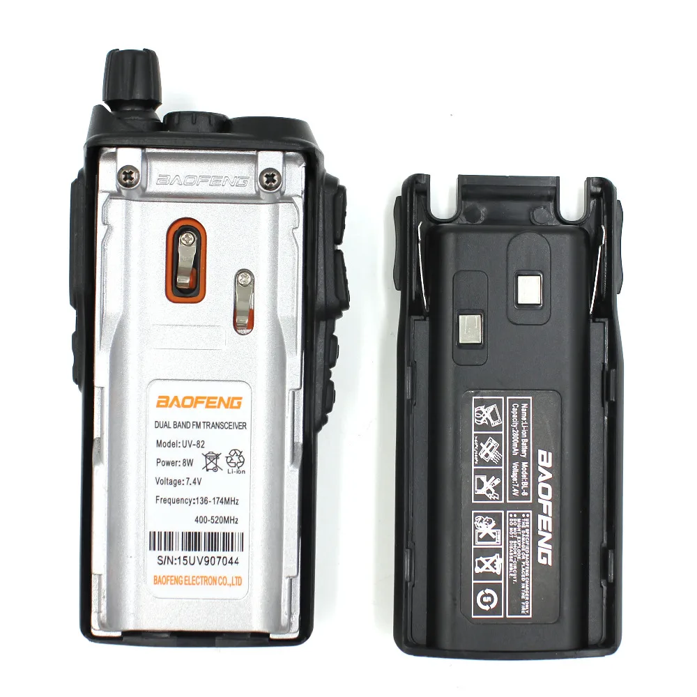 Рация BAOFENG 8 Вт Любительский радиоприемник VHF UHF 136 174 и 400 520 МГц ручной fm передатчик