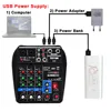 A4 48V Phantom Power 2 Mono 1 Stereo USB Play USB Record Computer Playback Computer Record Bluetooth Mini Audio Mixer ► Photo 2/6
