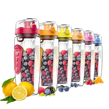 

Summer Large Capacity High Quality Outdoor Sports Cycling Travel Portable Leak Proof Cup Spray Fruit Water Juice Drink Bottles