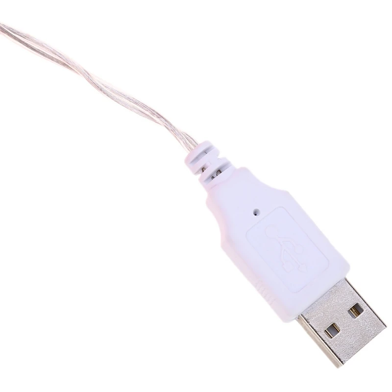 3 м 20 светодиодный Питание от порта USB 4 см ротанга мяч светодиодный Строка освещения свет рождества для Свадебная вечеринка Главная