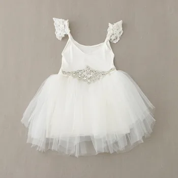 

Kids Baby Girls Toddler dress Princess Pageant Party Tutu Lace Bow Flower Floral Dress