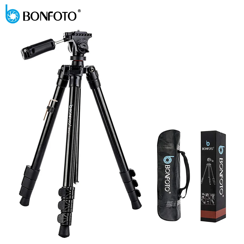 BONFOTO B73A 58 &quotПортативный штатив для путешествий и монопод + панорамная головка