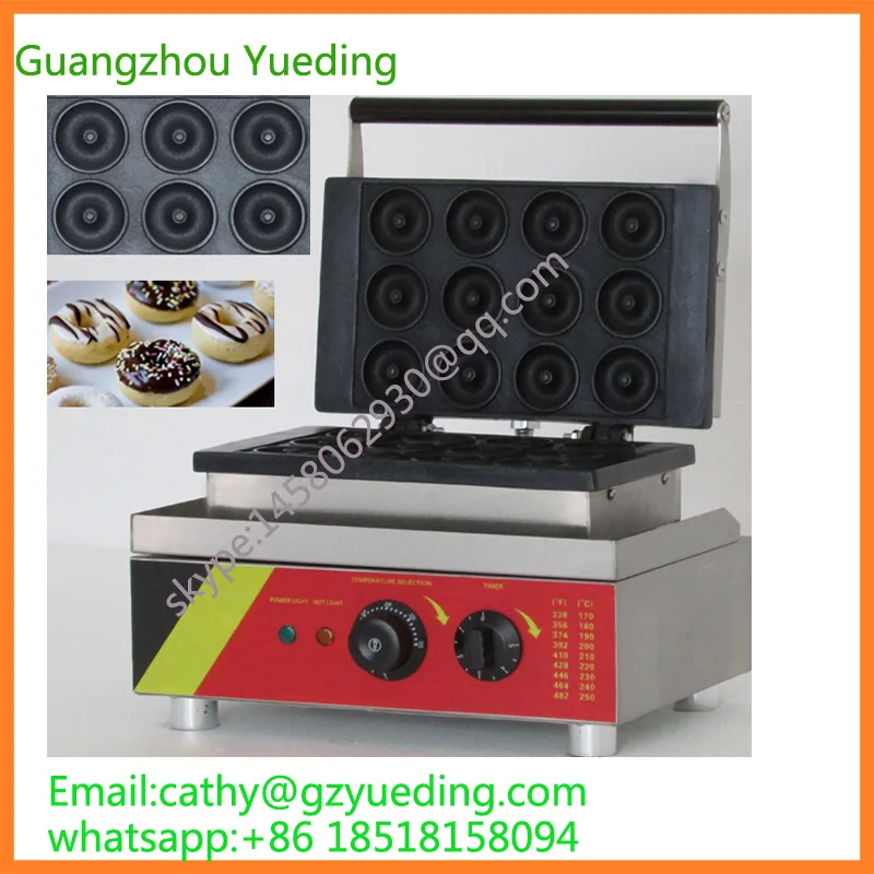 

Commercial CE approved Waffle donut machine/donut maker/mini donut baking