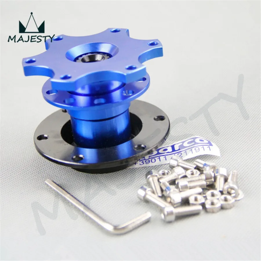 Steering Wheel Quick Release Hub Adapter Removable Snap Off Boss Kit on