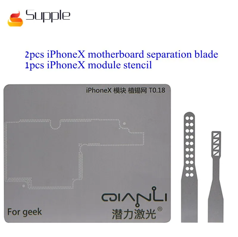 

Supple Suitable for iphone X Locating Steel Net With Plate Module Motherboard Separation Blade X module planting tin network