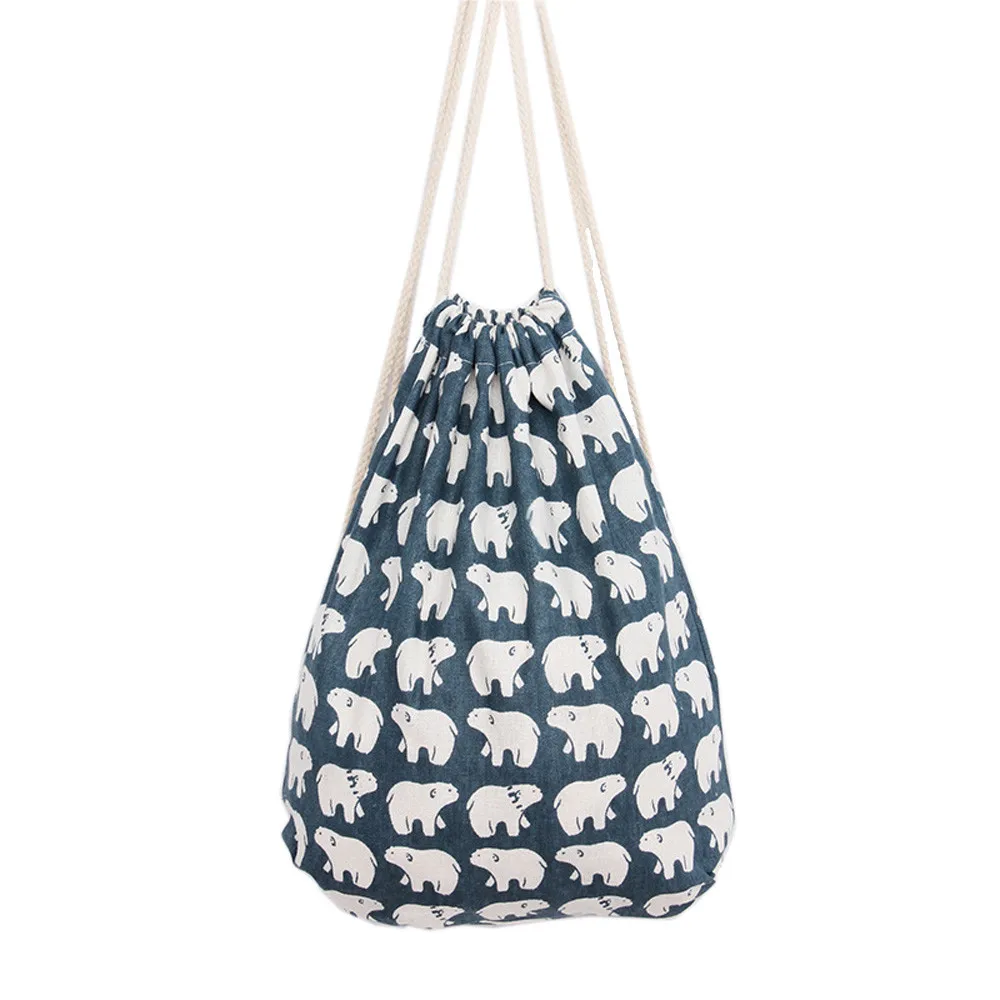 Unisex Drawstring Backpacks Women