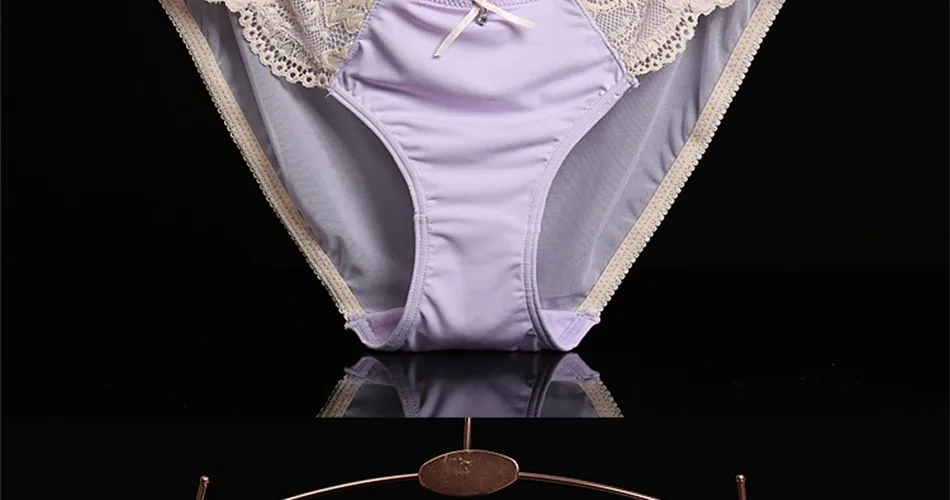 Women Sexy Lace Panties Seamless Cotton Breathable Underwear Hollow Briefs Plus Size Girl New Panty 31