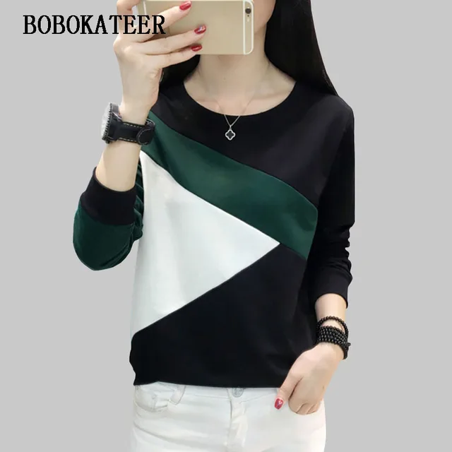 BOBOKATEER plus size t shirt women tshirt camisa feminina t-shirts women tops casual poleras de mujer moda 2018 tee shirt femme 1