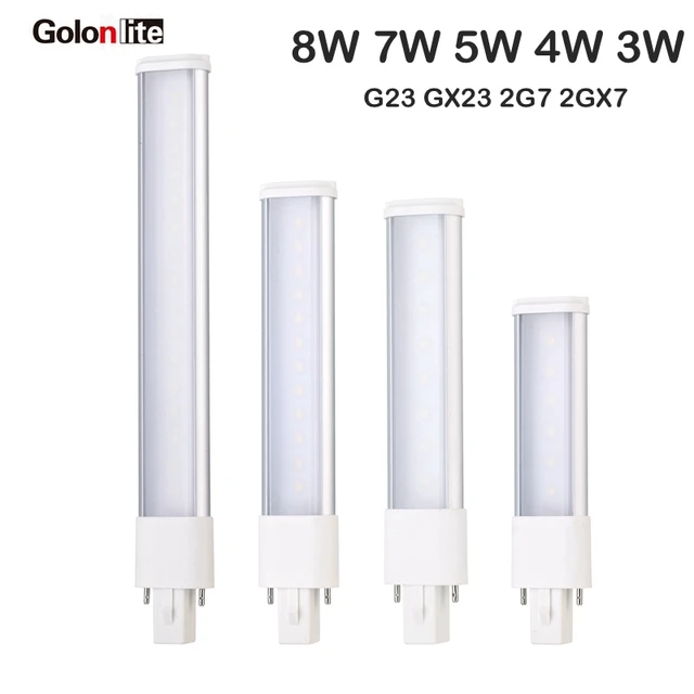 Golonlite G23 Led Pl Lamp Led Replacement For 9w-pls 2 Pins 4 Pin Gx23 2g7  2gx7 White Pl 2u 13w 11w Led Replacement 8w 7w 5w 4w - Led Bulbs & Tubes -  AliExpress