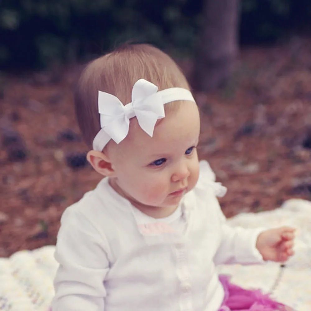

hair bands for girls 3Pcs Kids Elastic Floral Headband HairGirls baby Bowknot Hairband Set dropship ma30m30