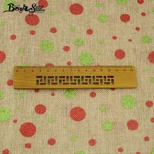 Booksew Christmas Imitation Linen Fabric Textile Patchwork Sewing Dots Quilting Meter 50X150cm Por Metro Tissue Tecido Curtain