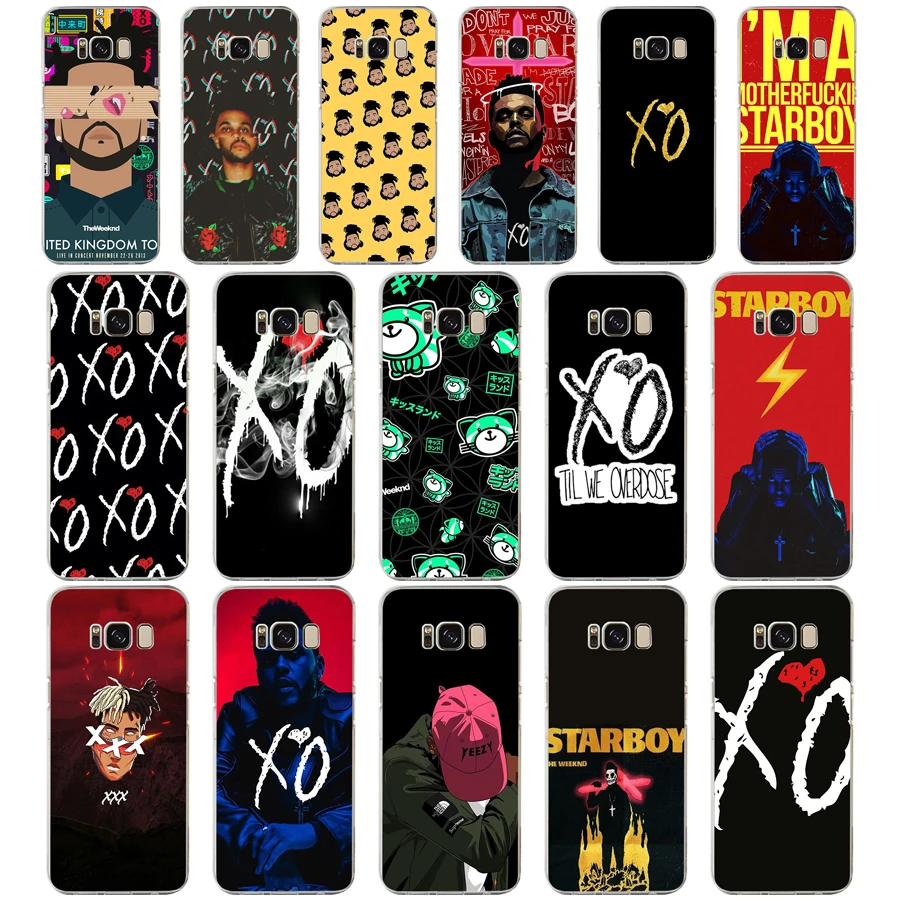 

90 ZX New The Weeknd Starboy Pop Singer TPU Soft Silicone Case For Samsung Galaxy s6 s7 edge S9 S8 S10 Plus Cover Capa Capinha
