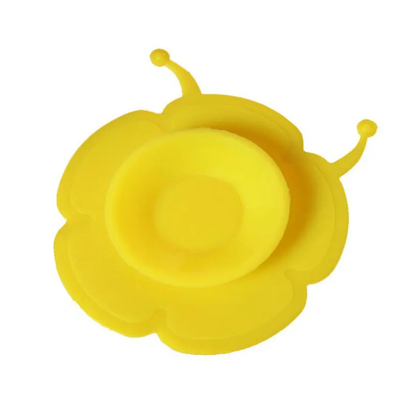Baby Children Kids Bowl Sucker Suction Silicone Tableware Plate Dishes Double Sided Slip Resistant M09