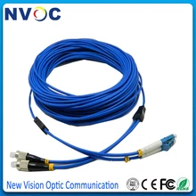 5 шт./лот, бронированный патч-корд Перемычка FC/UPC-LC/UPC SM Дуплекс 3 мм 10 м, ПВХ куртка, FC-LC UPC бронированный 10 м патч-корд