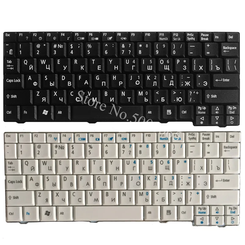 Tastiera Per Laptop Russa Nwe Per Acer Aspire One Zg5 D150 D210 D250 A110 A150 A150L Za8 Zg8 Kav60 Emachines Em250 Ru Keyboard