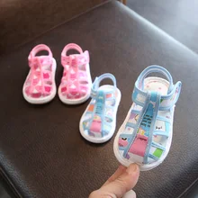 Летняя обувь для малышей; детские тканевые сандалии; От 1 до 3 лет обувь ручной работы для малышей; мягкая нескользящая обувь для девочек; сандалии для мальчиков