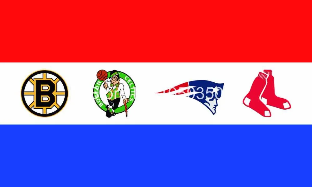 boston red sox logo new england patriots logo background flag 3x5 ft