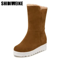 Модная Новая женская обувь; зимняя обувь; женские ботинки; bota mujer; кожаные ботинки; женская обувь; Зимние ботильоны; женские ботинки с бантом