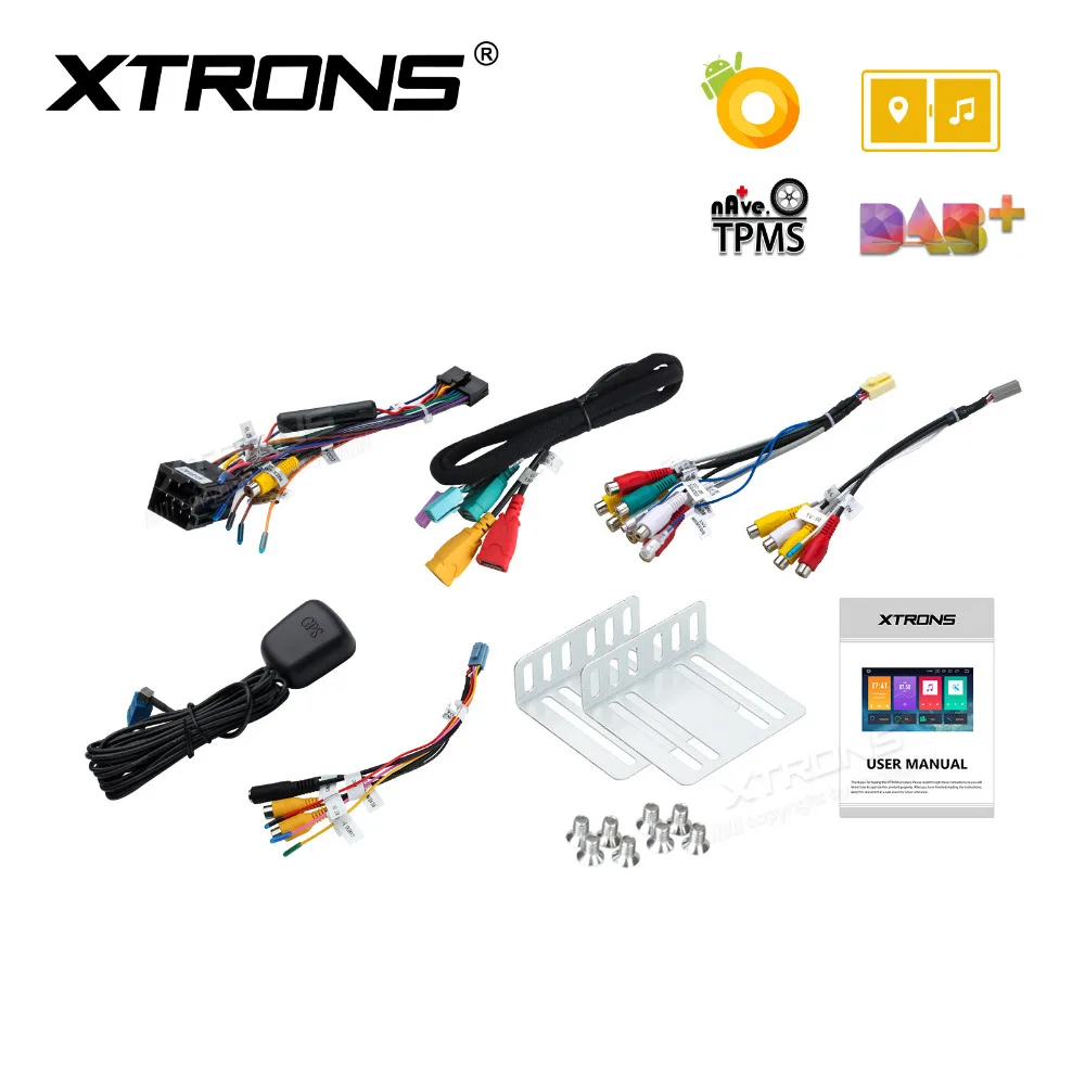 Perfect XTRONS 2 Din Universal Radio Audio 6.95" Android 8.0 Octa Core Car Stereo DVD Player Steering Wheel GPS Navigation 4G DAB+OBD2 5