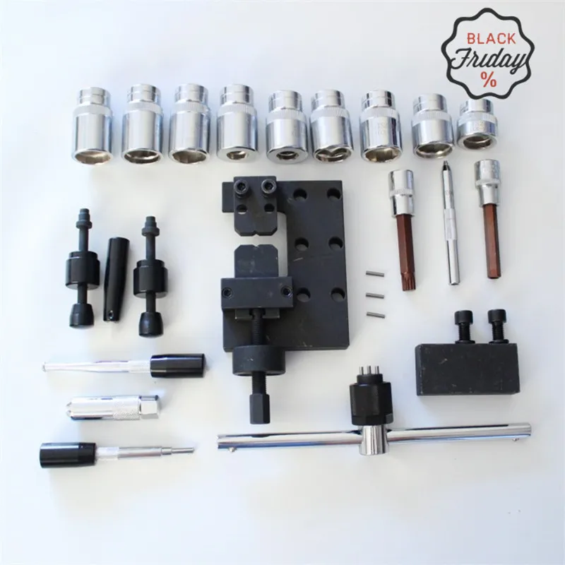 22 комплекта основных деталей для сборки инструментов разборки и инструментов для ремонта топливных инжекторов для дизельных двигателей