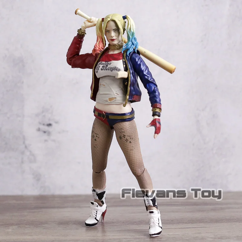 

SHF Suicide Squad Harley Quinn PVC Action Figure Movable Model Toy Collection Doll