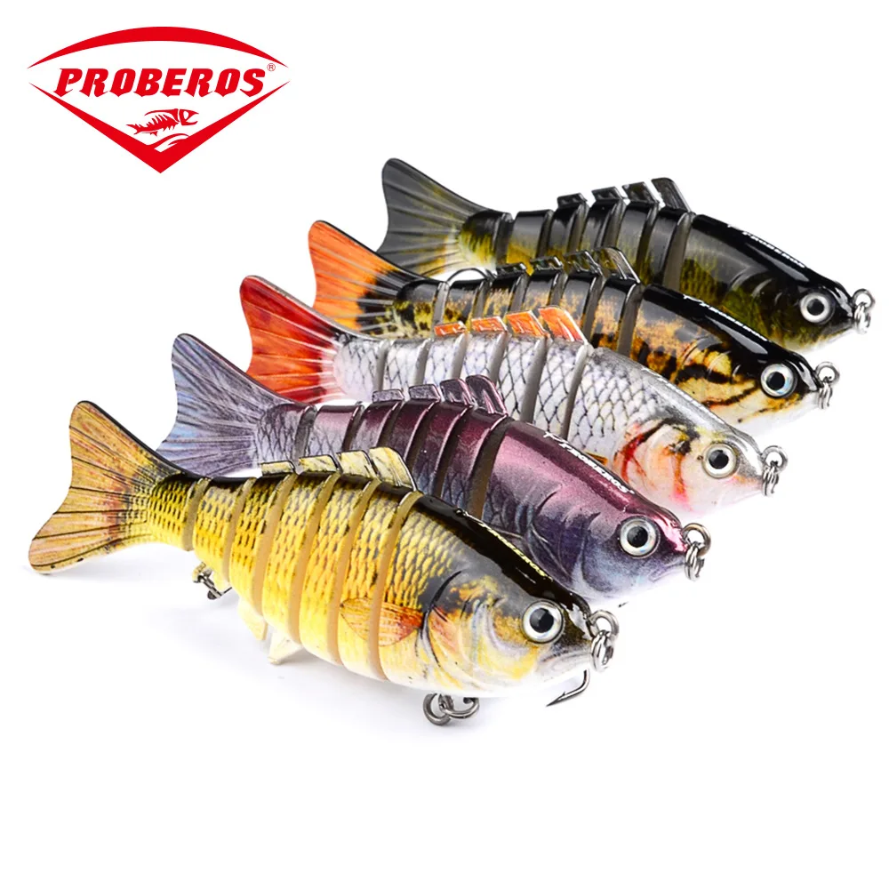 1pcs Plastic Minnow Fishing Lures Bass Bait Swimbait Crankbaits Tackle 10cm