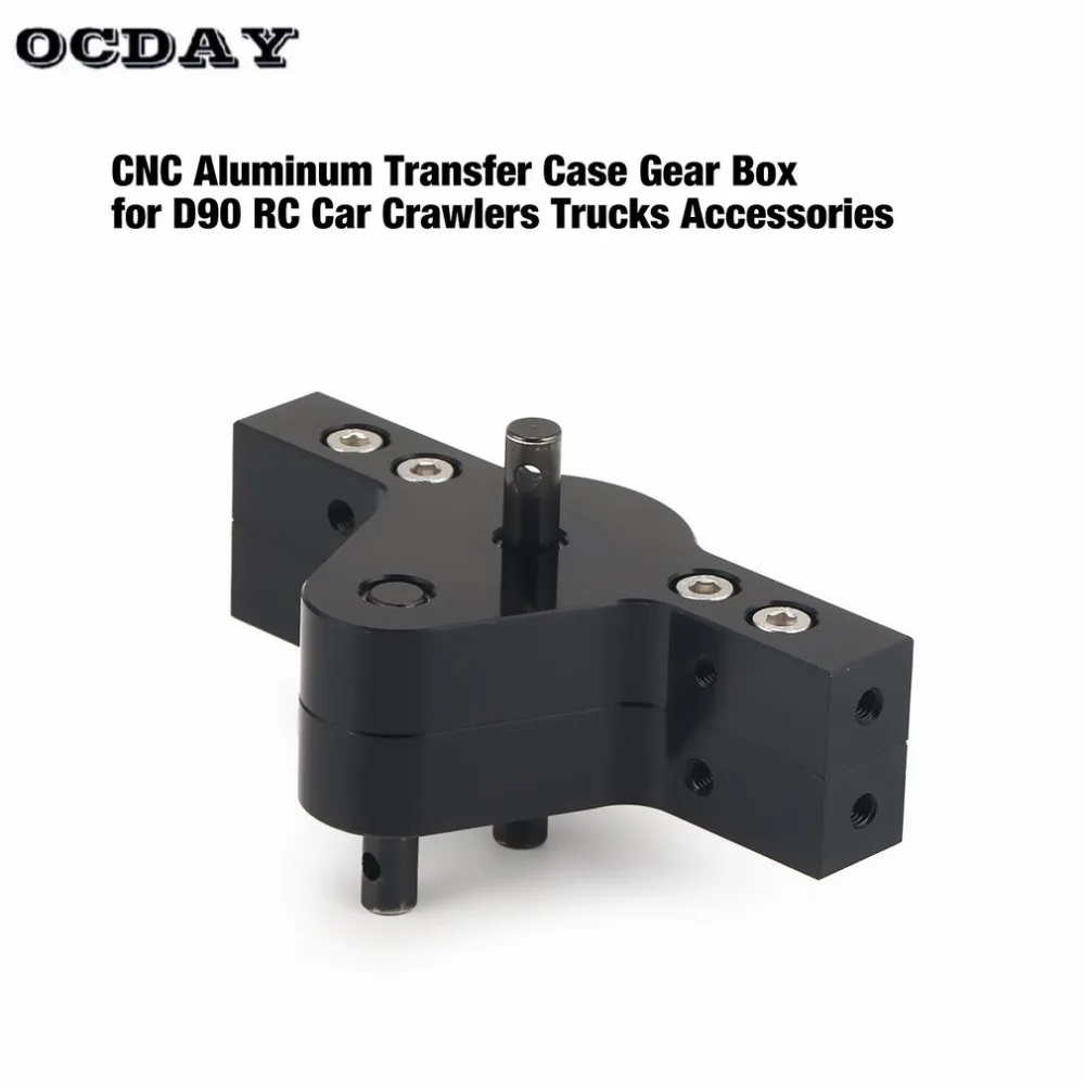 CNC Aluminum Transfer Case Gear Box for D90 SCX10 RC4WD RC Car Crawlers