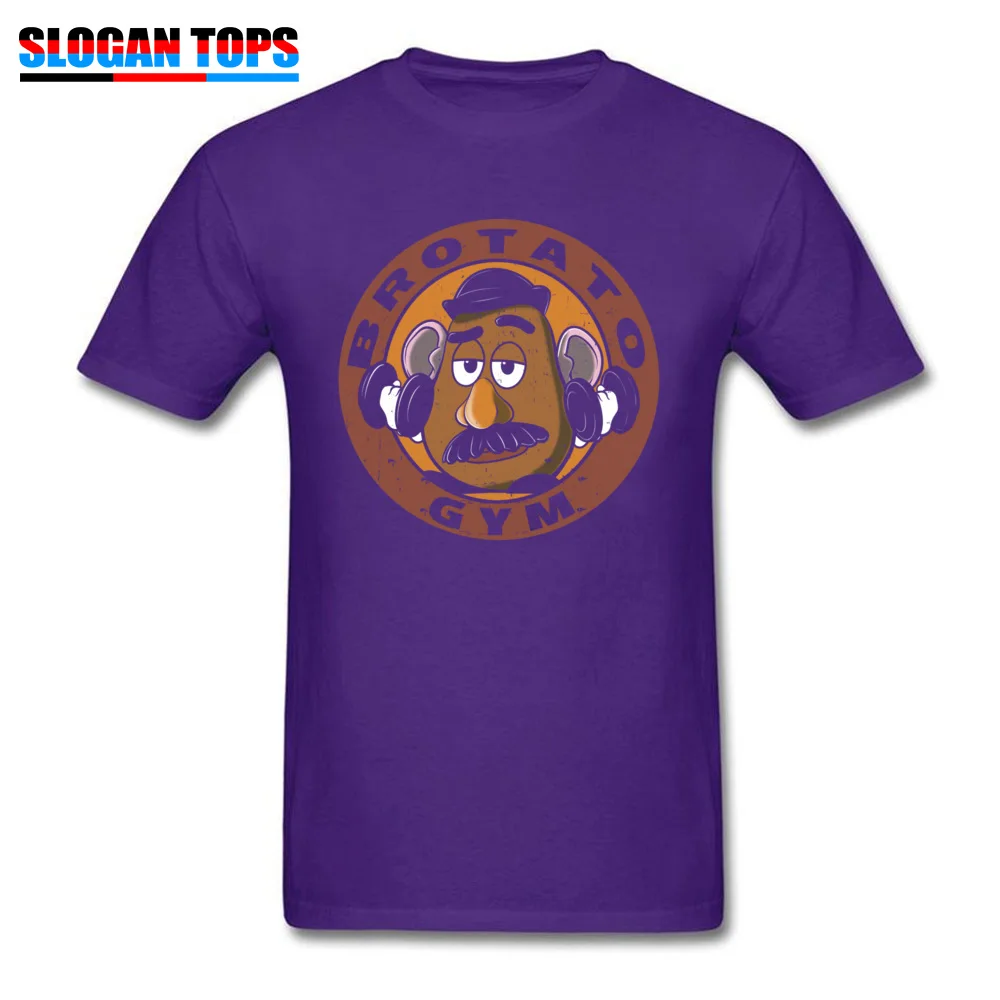 New Arrival Men Tshirts BROTATO GYM Leisure Tops Shirts Pure Cotton Short Sleeve Custom Sweatshirts O Neck Free Shipping BROTATO GYM purple