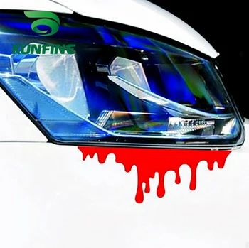 

KUNFINE Car Styling sticker Blood Car Sticker Vinyl Decal Decoration film Car Diy Sticker Tuning parts