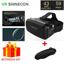 VR Shinecon Box Vrbox Casque Video 3 D Gerceklik Google Cardboard Virtual Reality Goggles 3D Glasses