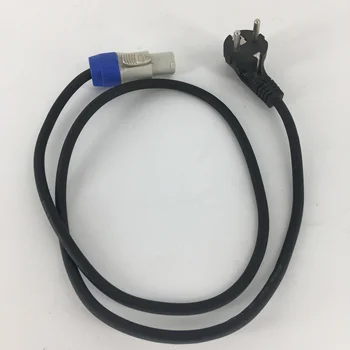

3pcs/lot 110cm Power Cord European EU Plug with white and blue plug for led par moving head stage light