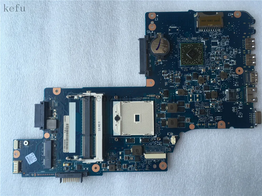 

KEFU For Toshiba Satellite C850 C855 L855 L850D laptop motherboard DDR3 H000041530 Mainboard STOCKET FS1 test good