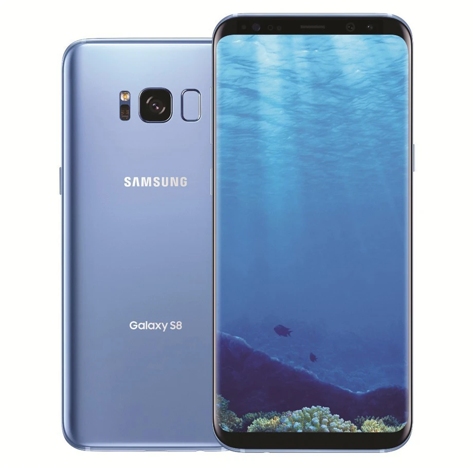 Samsung Galaxy S8 G950U, разблокированный LTE GSM Android мобильный телефон, четыре ядра, 5,8 дюймов, 12 МП ram, 4 Гб rom, 64 ГБ Snapdragon 835, NFC