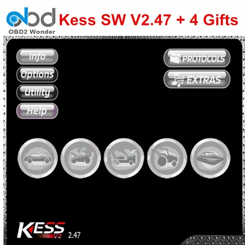 ЕС красный Ktag K TAG V7.020 KESS V2 V5.017 SW V2.25 V2.47 мастер ECU чип Тюнинг инструмент KESS 5,017 Красный Онлайн неограниченное количество жетонов - Цвет: Only Kess V2.47 SW