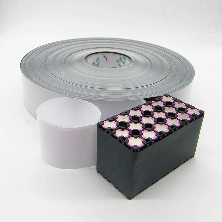 

18650 lithium battery 63MM gummed paper width barley green shell paper self-adhesive insulation gasket thickness 0.2MM