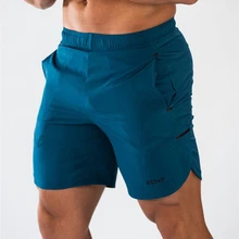 YEMEKE Мужские дышащие шорты для фитнеса бодибилдинга модные повседневные спортивные мужские бегуны для тренировок брендовые пляжные тонкие короткие штаны