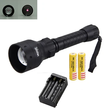 

Zoom Infrared IR 850nm Red Hunting Light Nigh Vision Torch 18650+Charger To be used with Night Vision Device