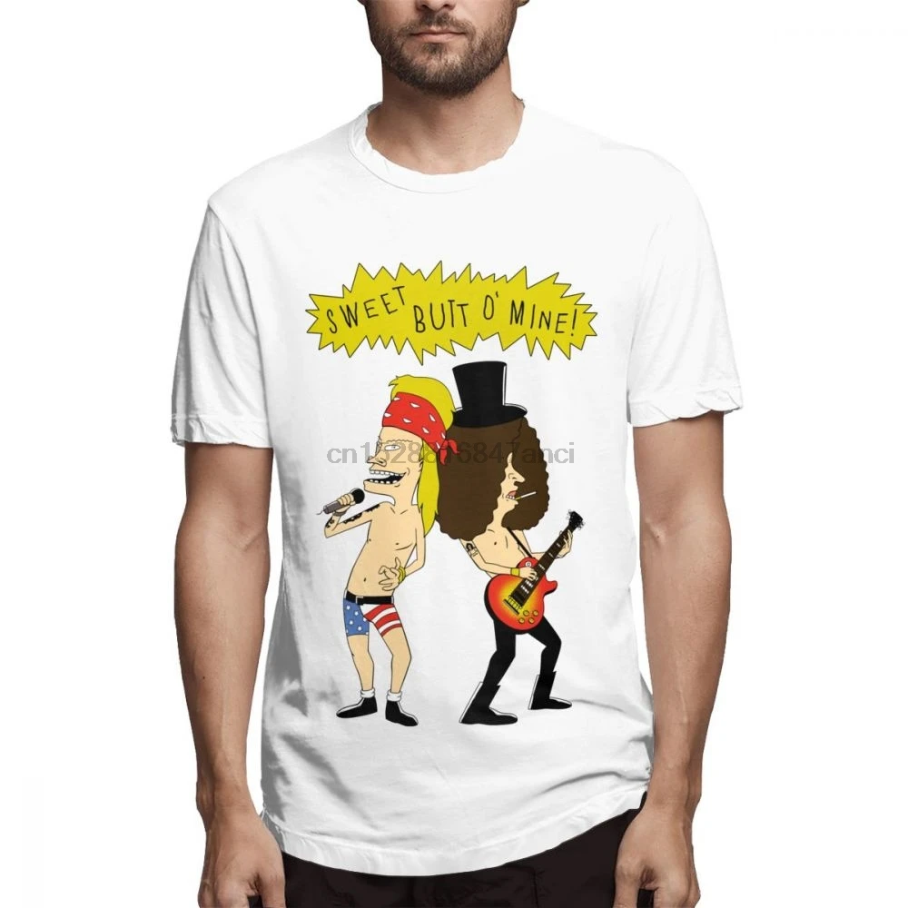 

S-6XL Plus Size Beavis And Butthead T shirt Casual New Arrival Harajuku Stylish Homme T Shirt For Men Streetwear T Shirt