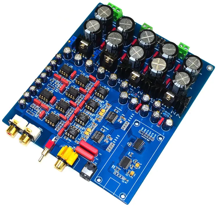 PCM1794 + AK4113 Deluxe DAC Decoder Board Support fiber coaxial USB input