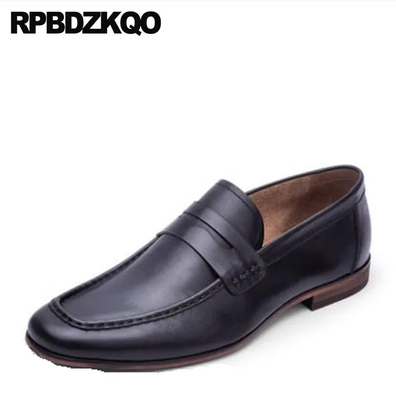 Red De En Noir Noir Cuir Marque Européenne Haute D'été British bordeaux Véritable Mocassins Qualité Chaussures Style Slip Vintage marron On Italie 2018 Luxe Réel Hommes w8g1v8xq