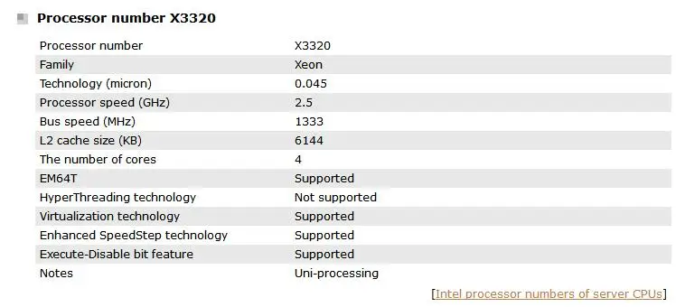 Четырехъядерный процессор INTEL Xeon X3320 cpu(2,5 ГГц/6 Мб кэш-памяти/FSB 1333) еще в продаже процессор Intel X3320 LGA775