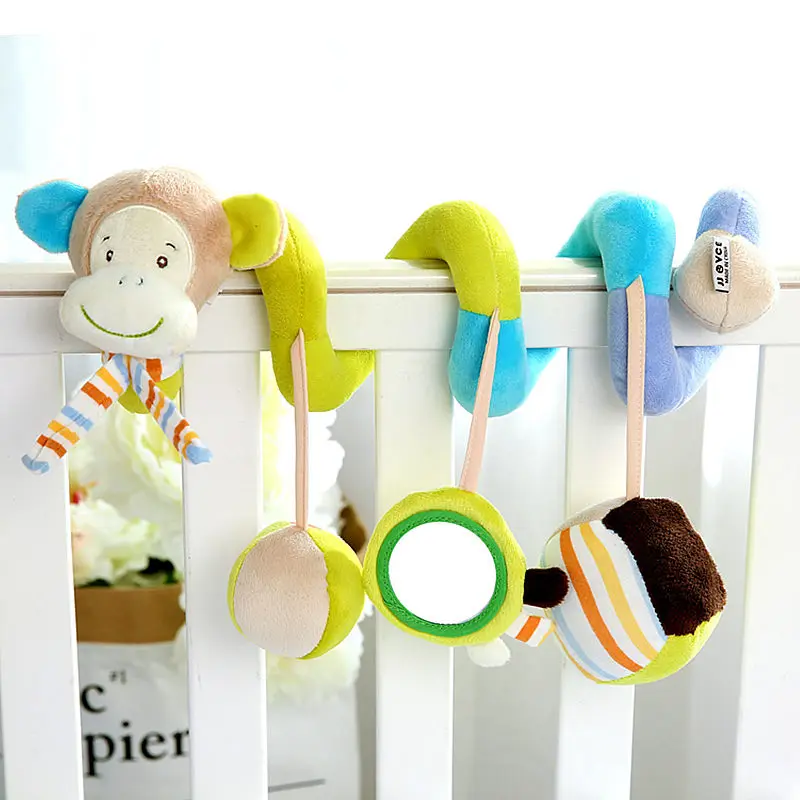 

New infant stroller hanging toy musical rattle mobile for baby cribs on bed educational kids baby toys for newborns 0-12 months