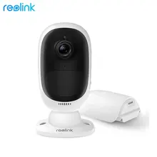 Reolink Argus 2 WiFi Camera Rechargeable Battery Powered 1080P Full HD Outdoor Indoor Security IP Cam 130 Wide View Angle