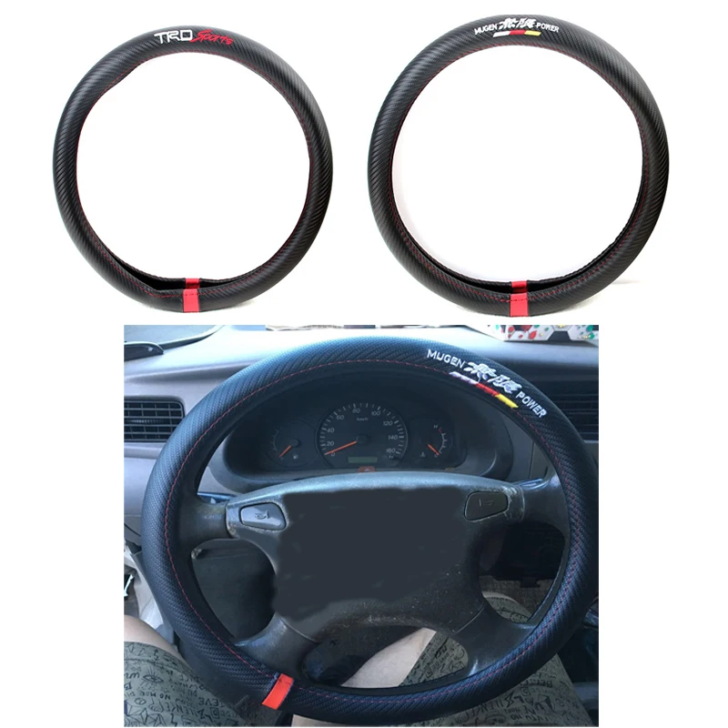 Universal TRD MUGEN Racing Car Steering Sport Wheel Cover Car Interior